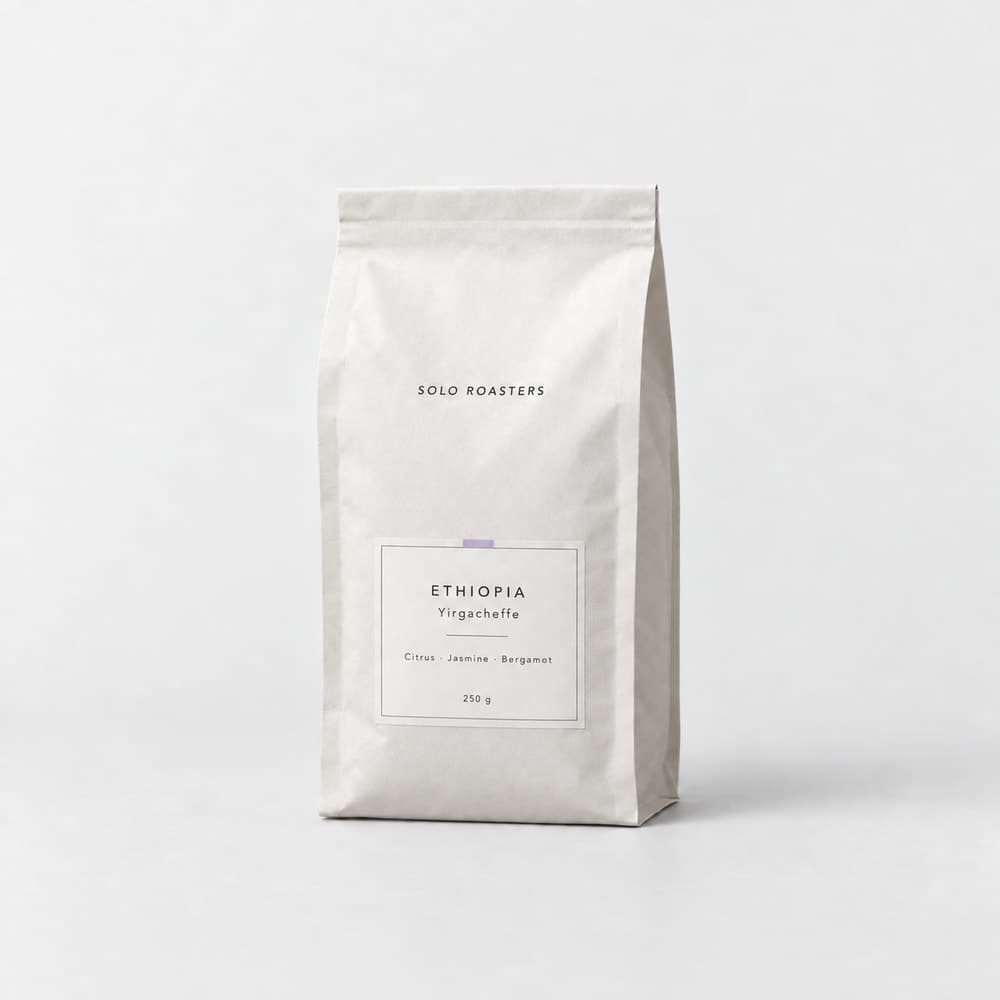 Ethiopia Yirgacheffe coffee pouch