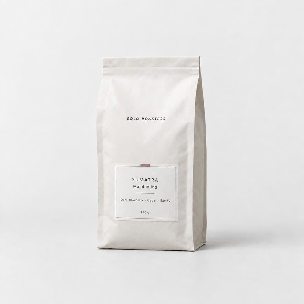 Sumatra Mandheling coffee pouch